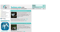 Desktop Screenshot of business-netz.com